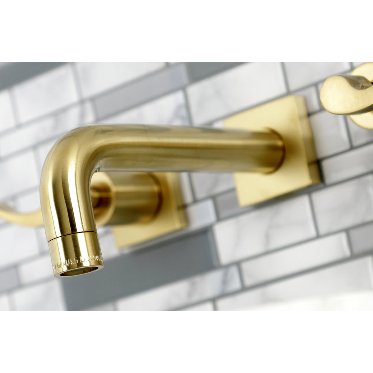 Kingston Brass KS6126DFL NuWave Two-Handle Wall Mount Bathroom Faucet