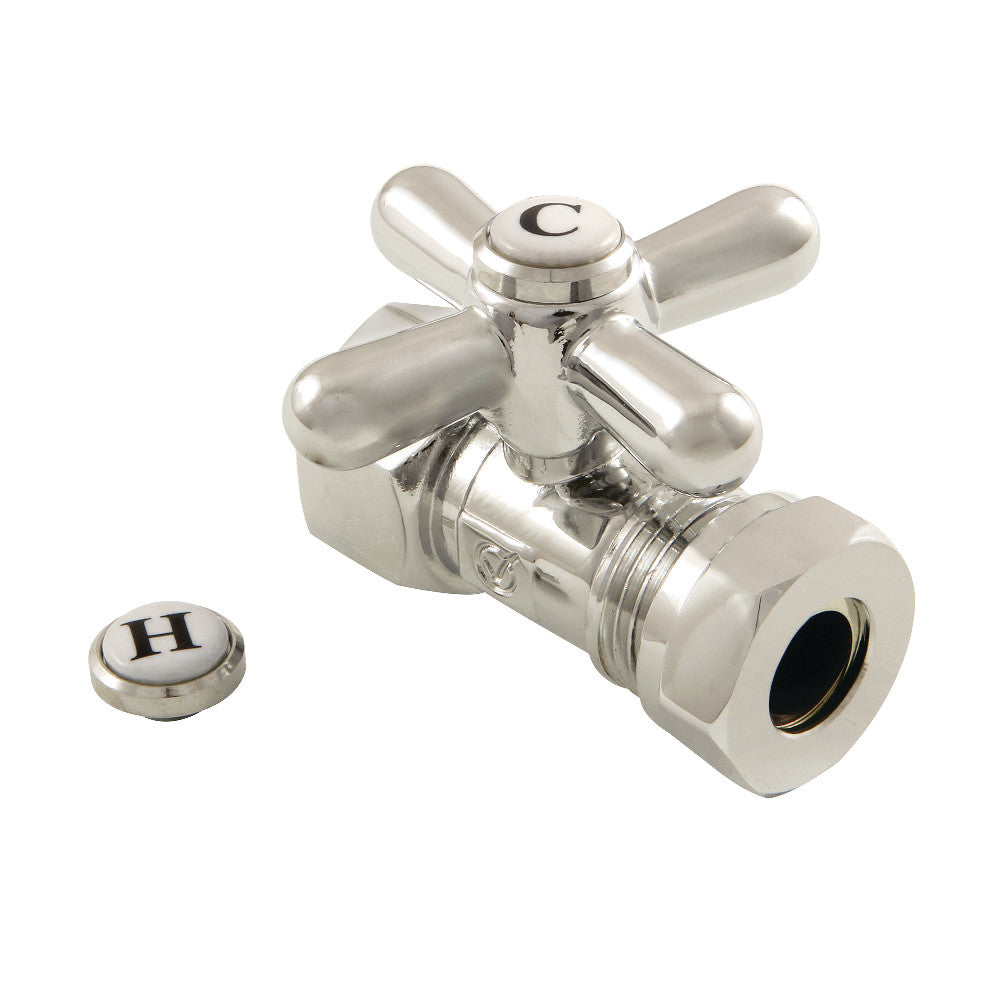 Kingston Brass Quarter Turn Valve (1/2&quot; FIP X 1/2&quot; or 7/16-Inch&quot; Slip Joint)
