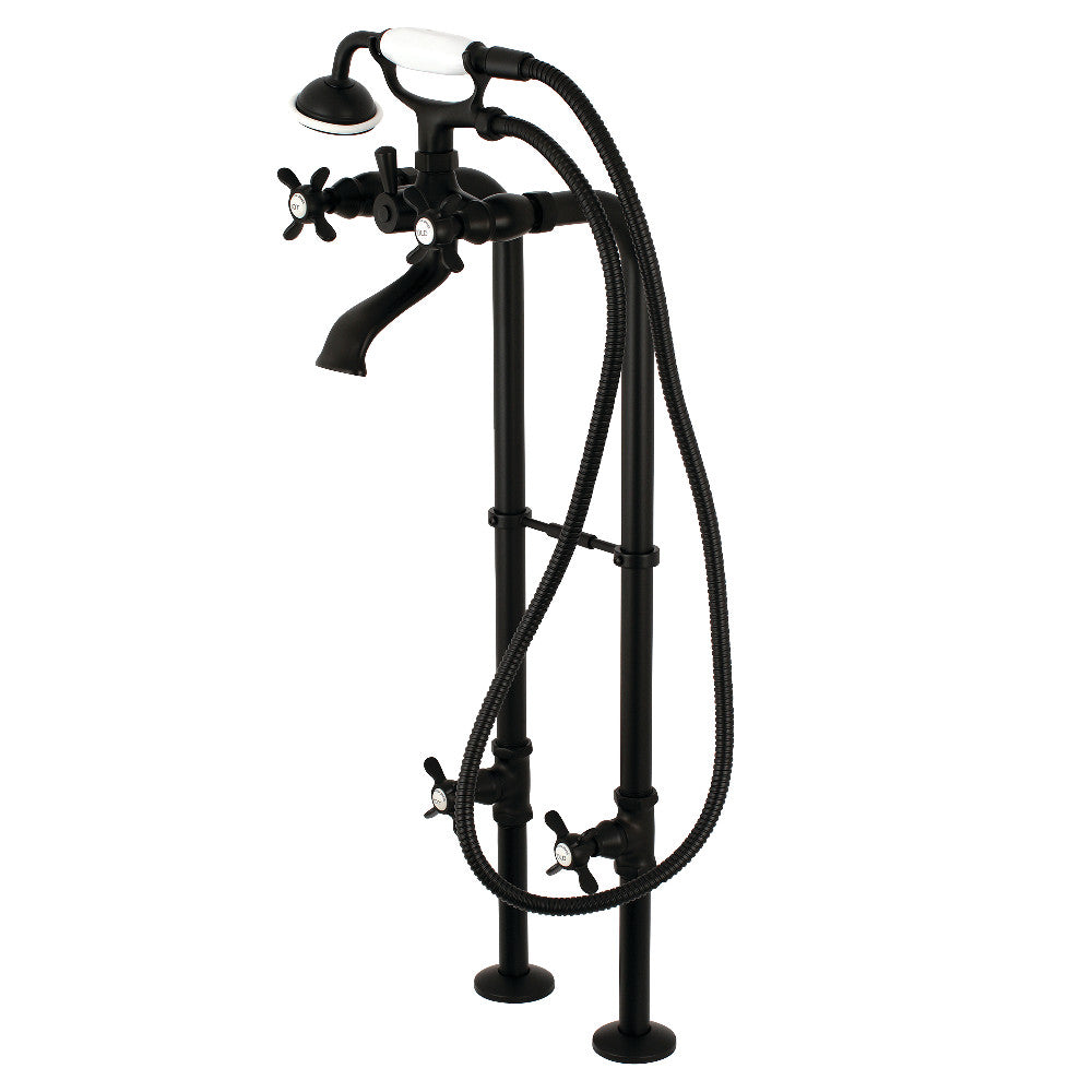 Kingston Freestanding Tub Faucet with Supply Line and Stop Valve