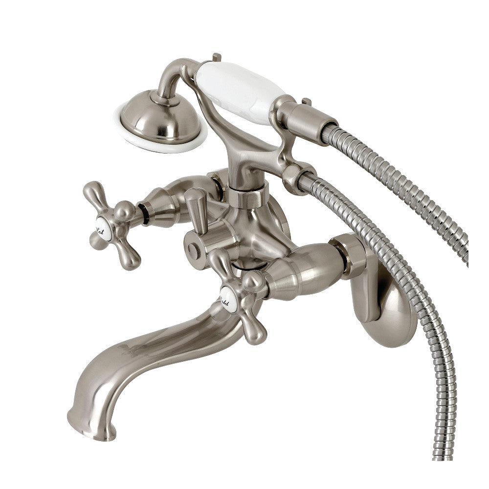 Kingston Wall Mount Tub Faucet with Hand Shower