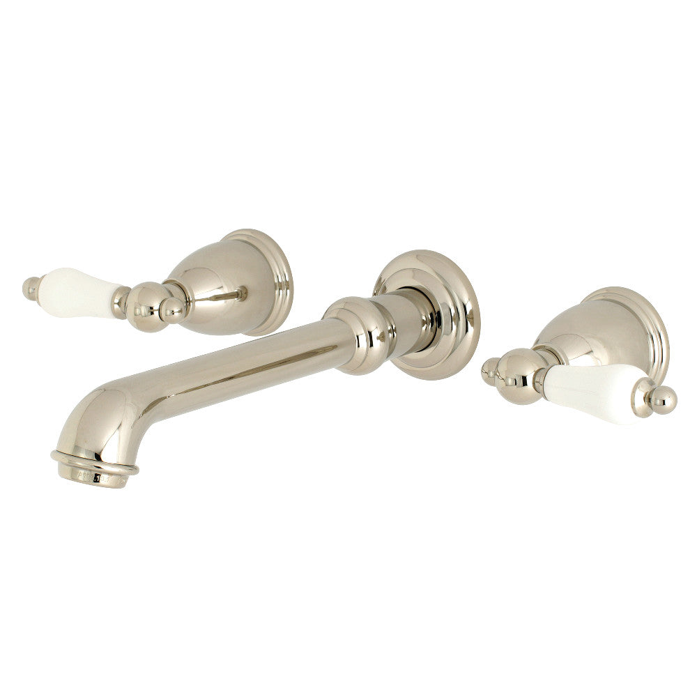 Kingston Brass KS7128PL Two-Handle Wall Mount Bathroom Faucet