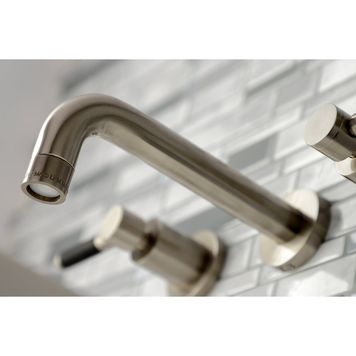 Kingston Brass KS8121DKL Kaiser 2-Handle Wall Mount Bathroom Faucet