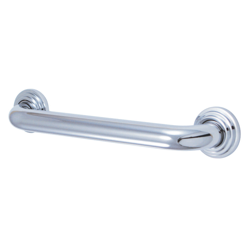Kingston Brass Milano 12-Inch Decorative 1-1/4-Inch OD Grab Bar
