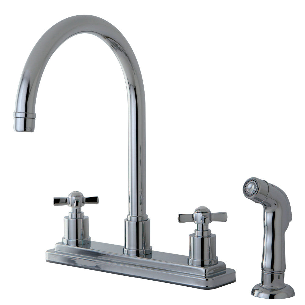 Kingston Brass KS8791ZX Millennium Centerset Kitchen Faucet
