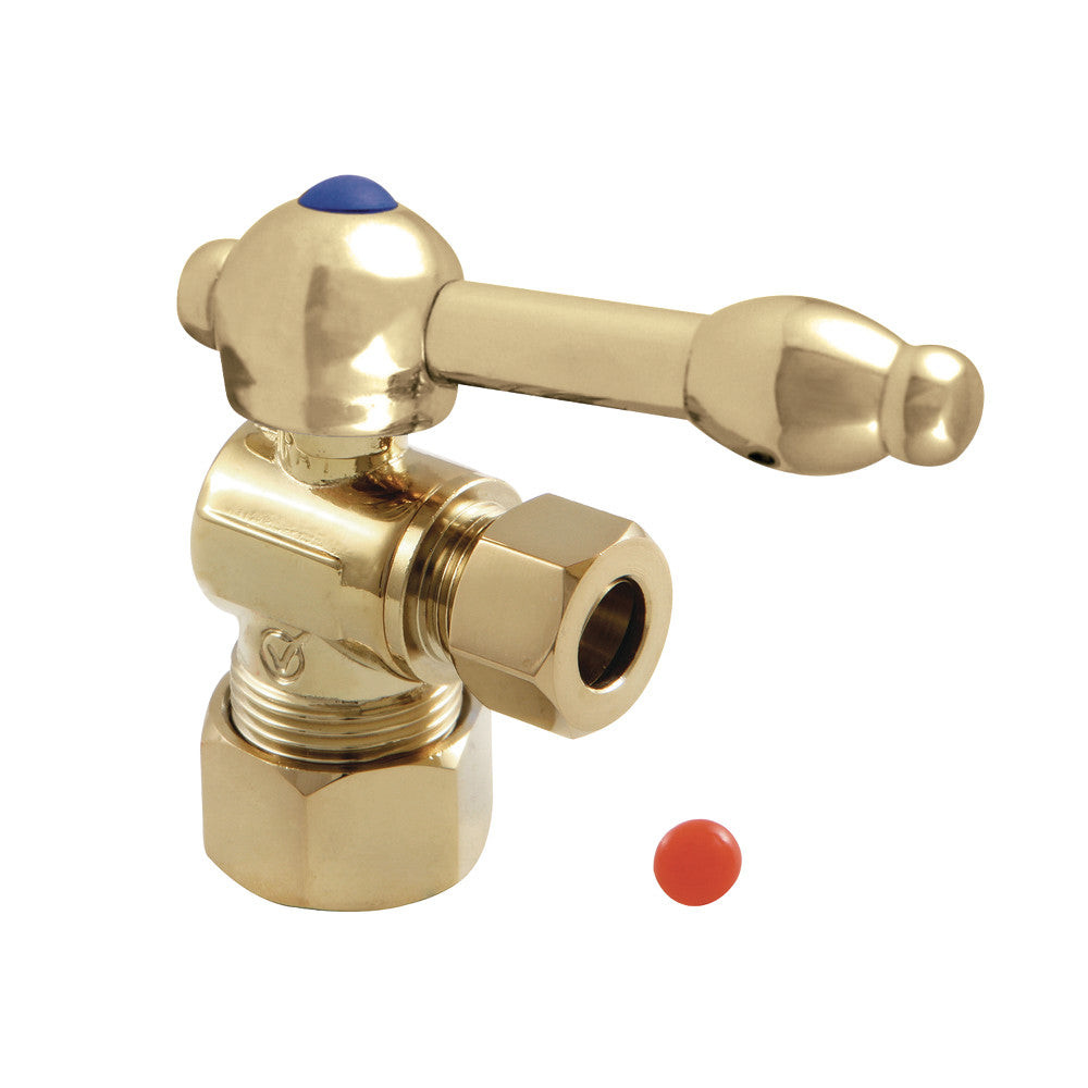 Kingston Brass 5/8&quot; X 3/8&quot; OD Comp Angle Stop Valve