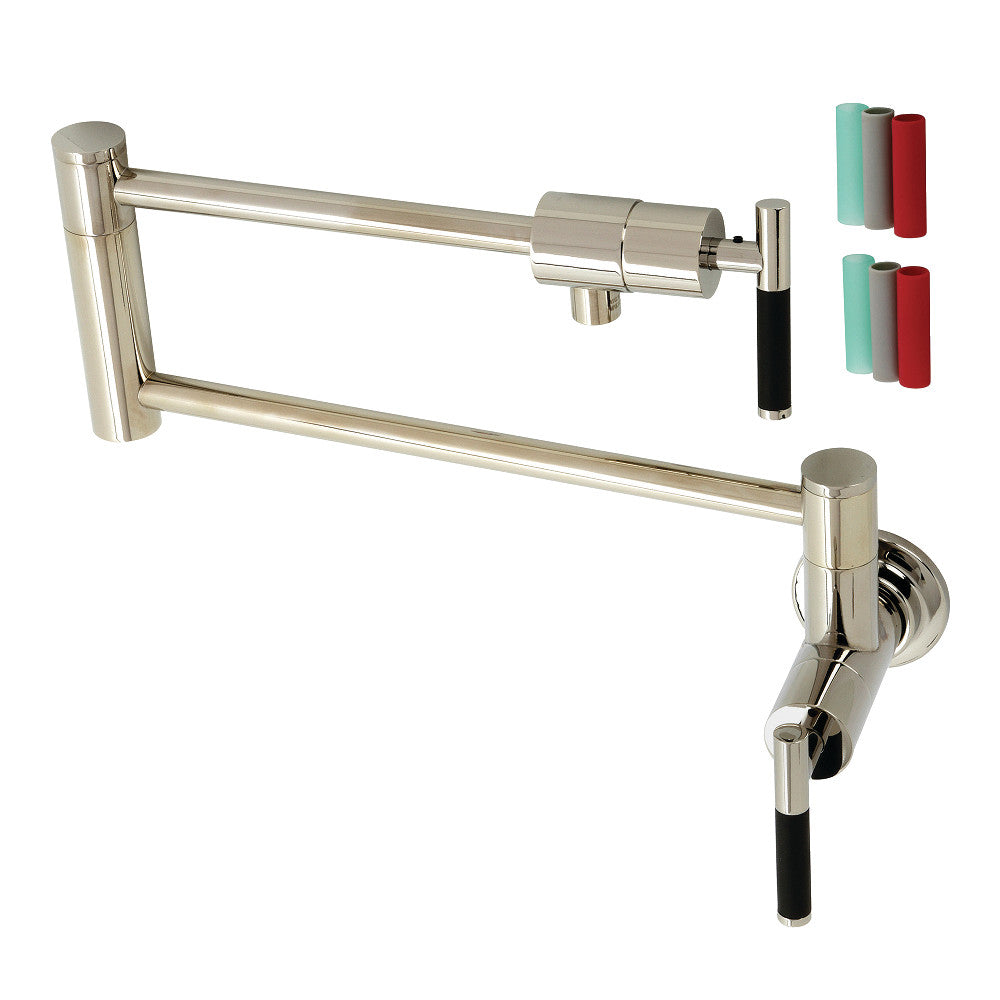 Kingston Brass KS4102CKL Kaiser Wall Mount Pot Filler Faucet