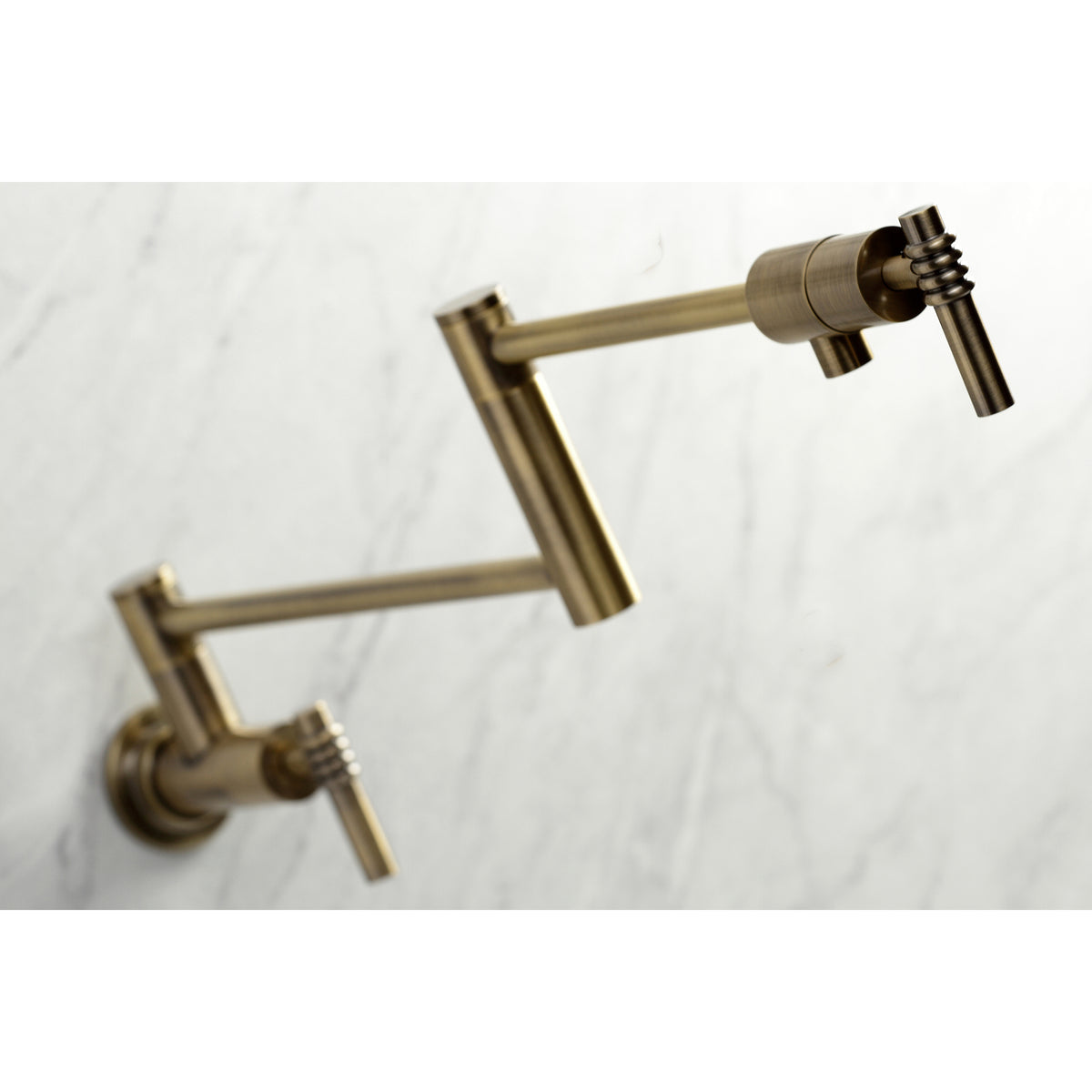 Kingston Brass KS4107ML Milano Wall Mount Pot Filler