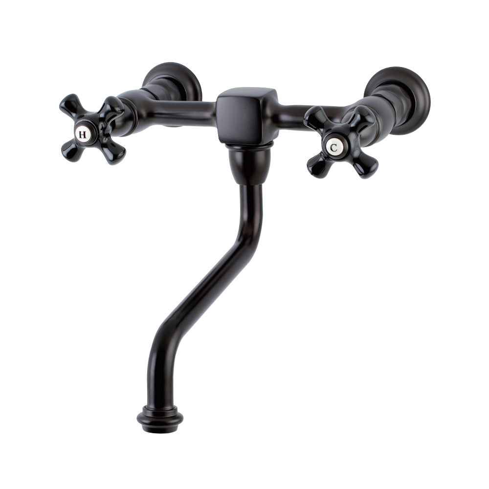 Kingston Brass KS1215PKX Duchess Wall Mount Bathroom Faucet