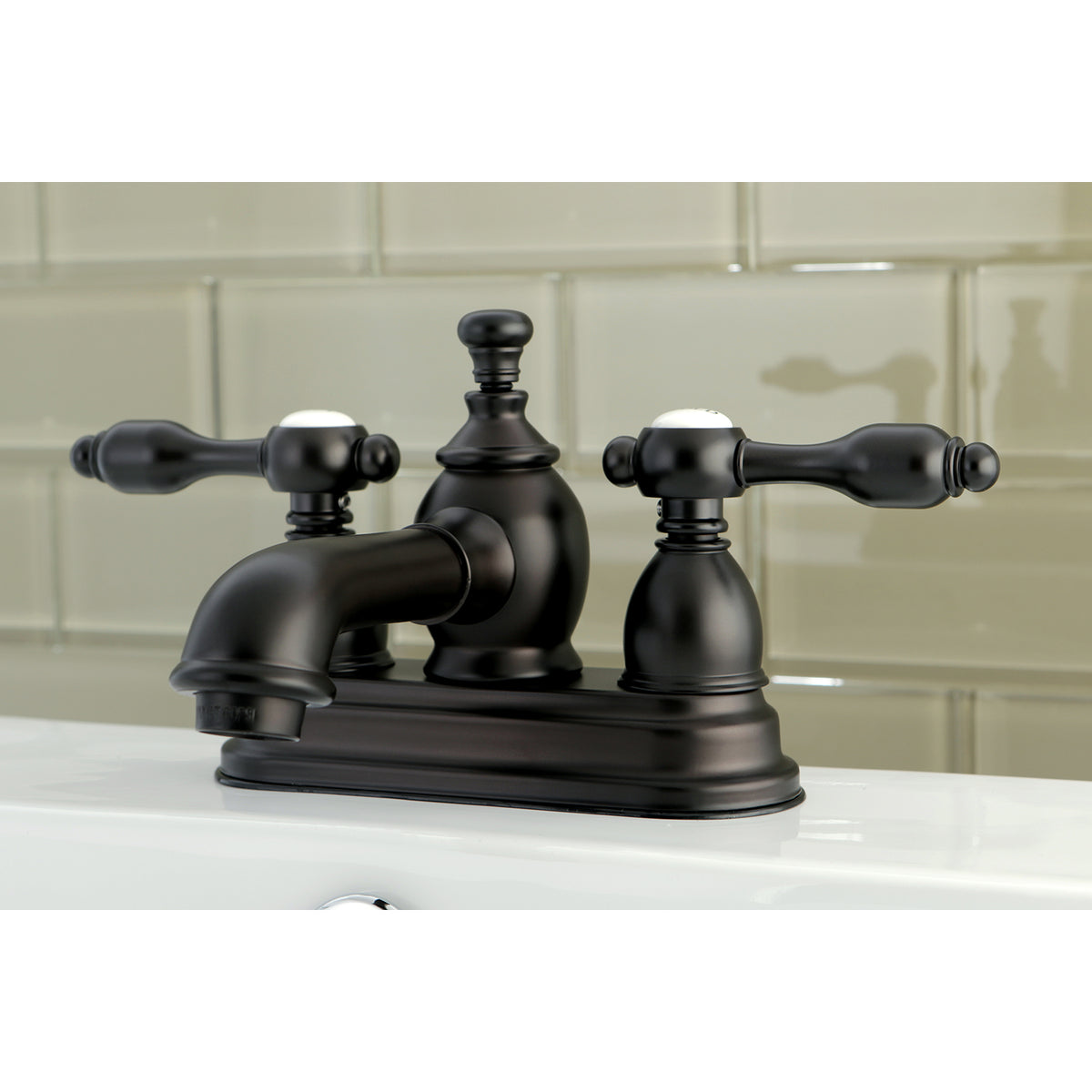 Kingston Brass KS7008TAL 4 in. Centerset Bathroom Faucet