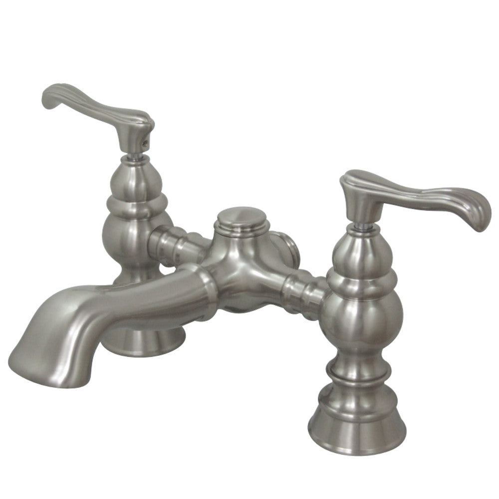 Vintage 7-Inch Deck Mount Tub Faucet