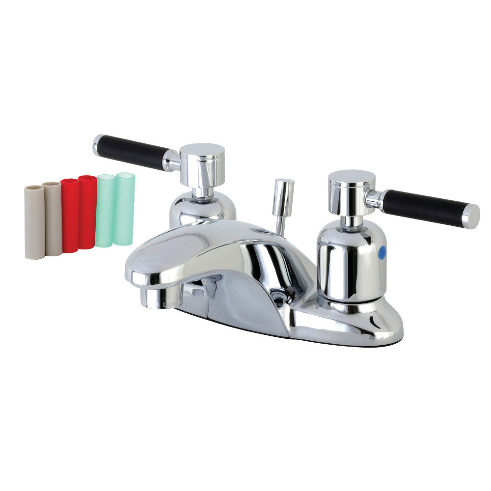 Kingston Brass FB8621DKL 4 in. Centerset Bathroom Faucet