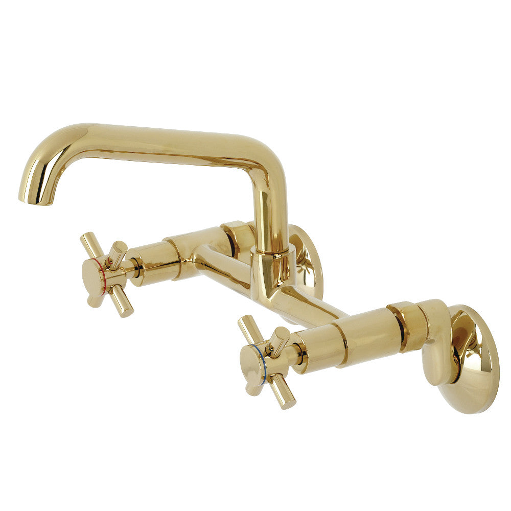 Kingston Brass KS423C Concord Two-Handle Wall-Mount Kitchen Faucet