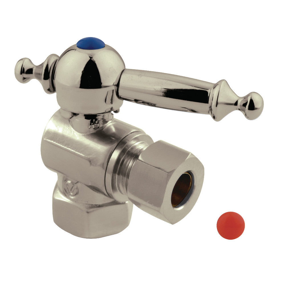 Kingston Brass 3/8&quot; IPS X 3/8&quot; OD Comp Angle Stop Valve