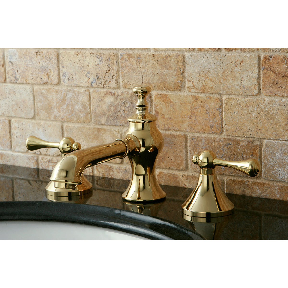 Kingston Brass KC7068BL 8 in. Widespread Bathroom Faucet