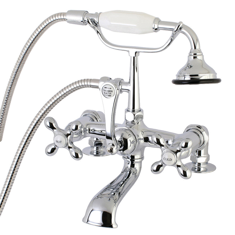 Aqua Vintage 7-Inch Tub Faucet with Hand Shower
