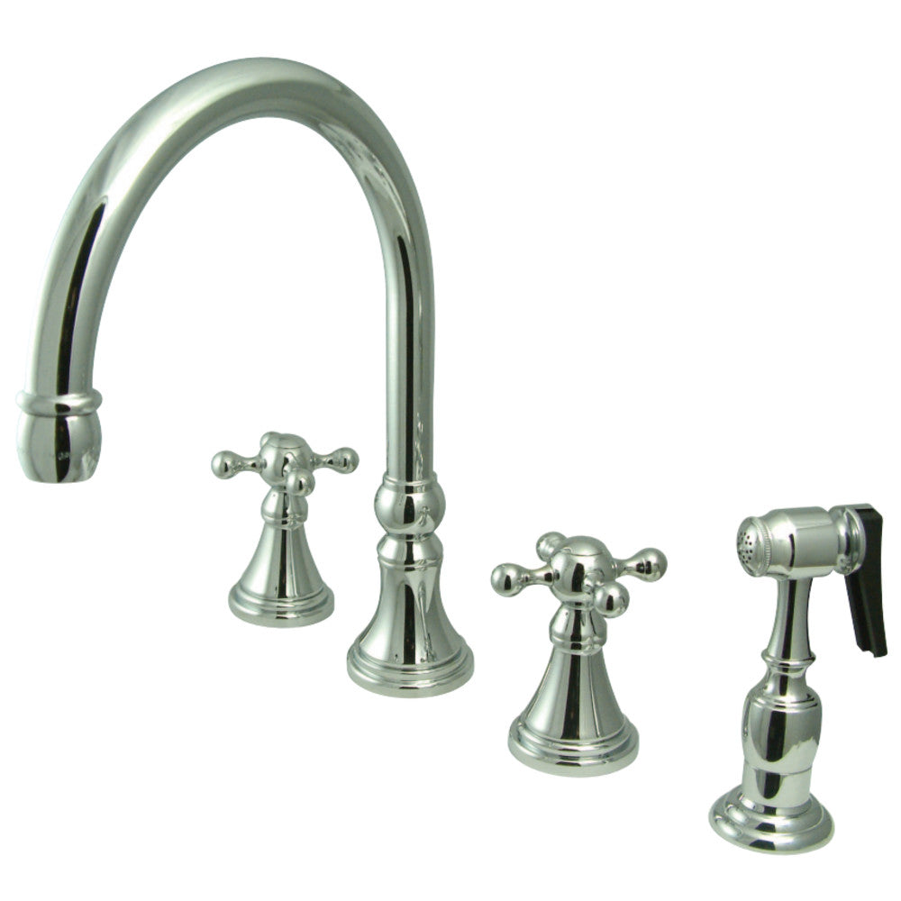 Kingston Brass KS2795KXBS Widespread Kitchen Faucet