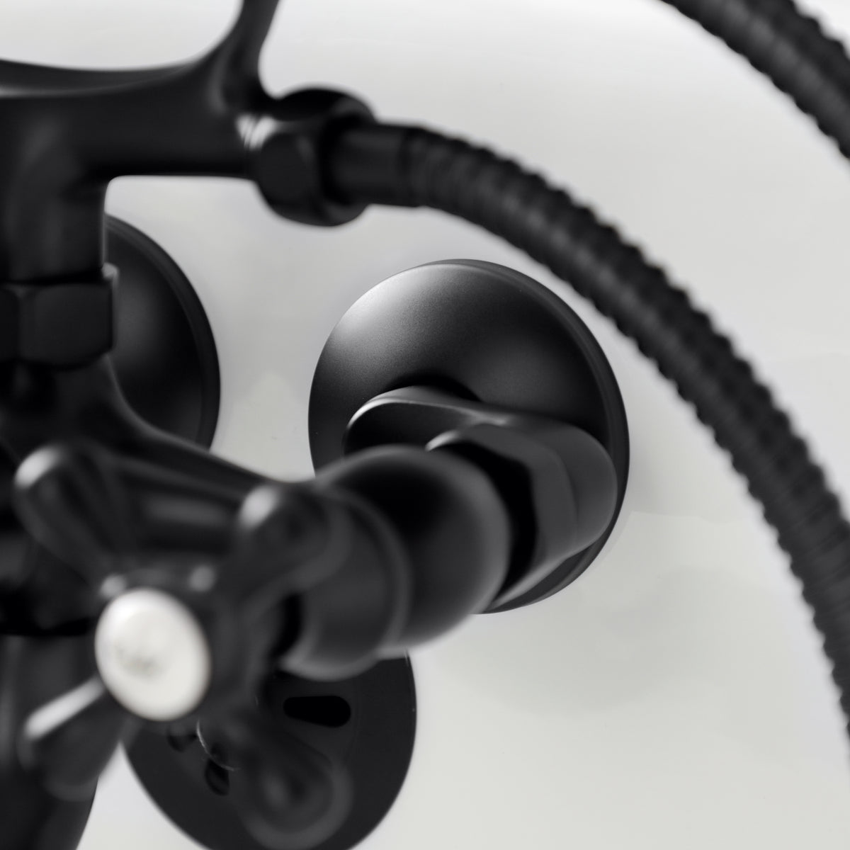 Kingston Wall Mount Clawfoot Tub Faucet with Hand Shower