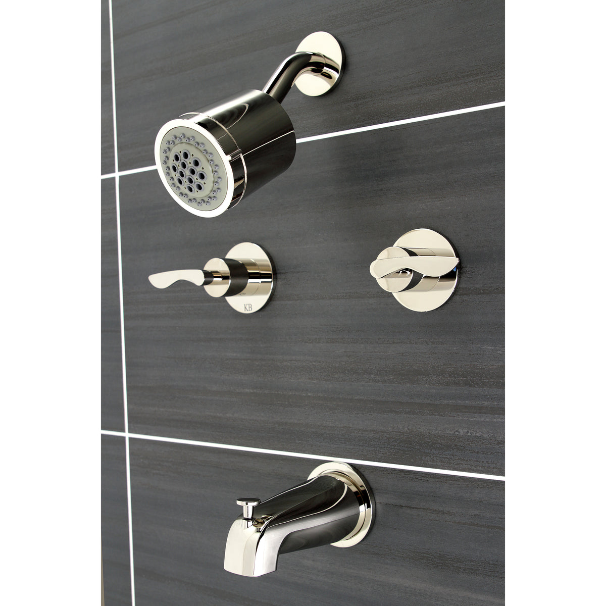 Serena Two-Handle Tub and Shower Faucet