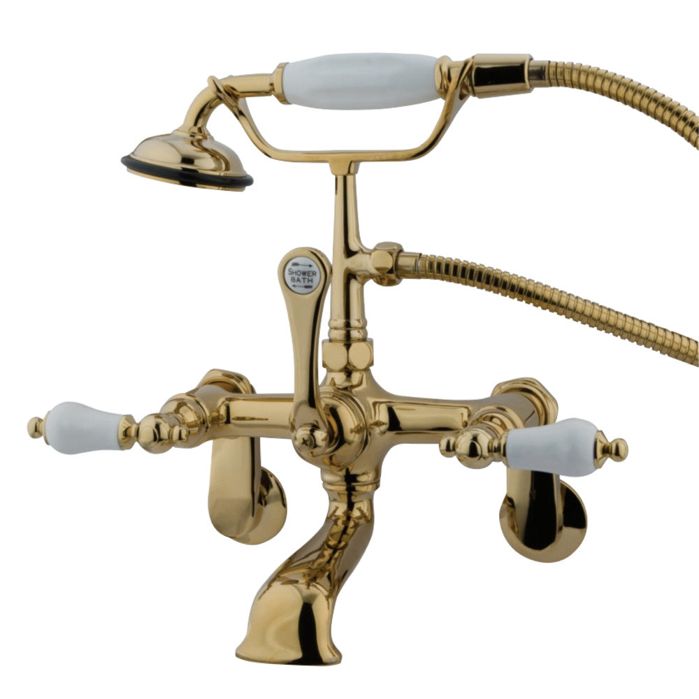 Vintage Adjustable Center Wall Mount Tub Faucet