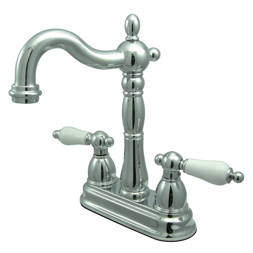 Kingston Brass KB1491PL Heritage Two-Handle Bar Faucet