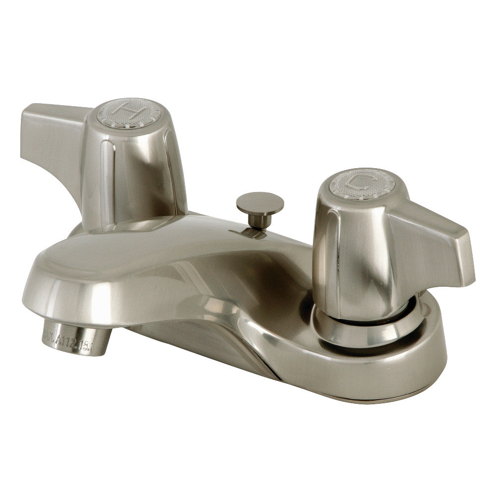 Kingston Brass KS1601PX Two Handle in. Centerset Lavatory Faucet with  Brass Pop-up 浴室、浴槽、洗面所
