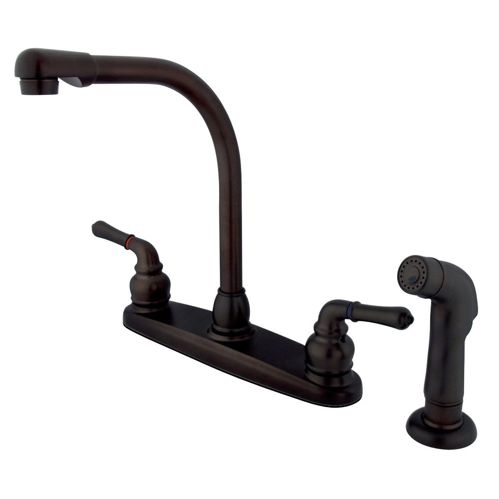 Kingston Brass KB758SP Magellan Centerset Kitchen Faucet