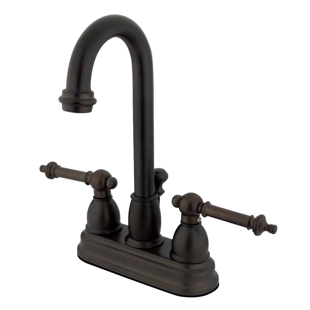 Kingston Brass KB3615TL 4 in. Centerset Bathroom Faucet