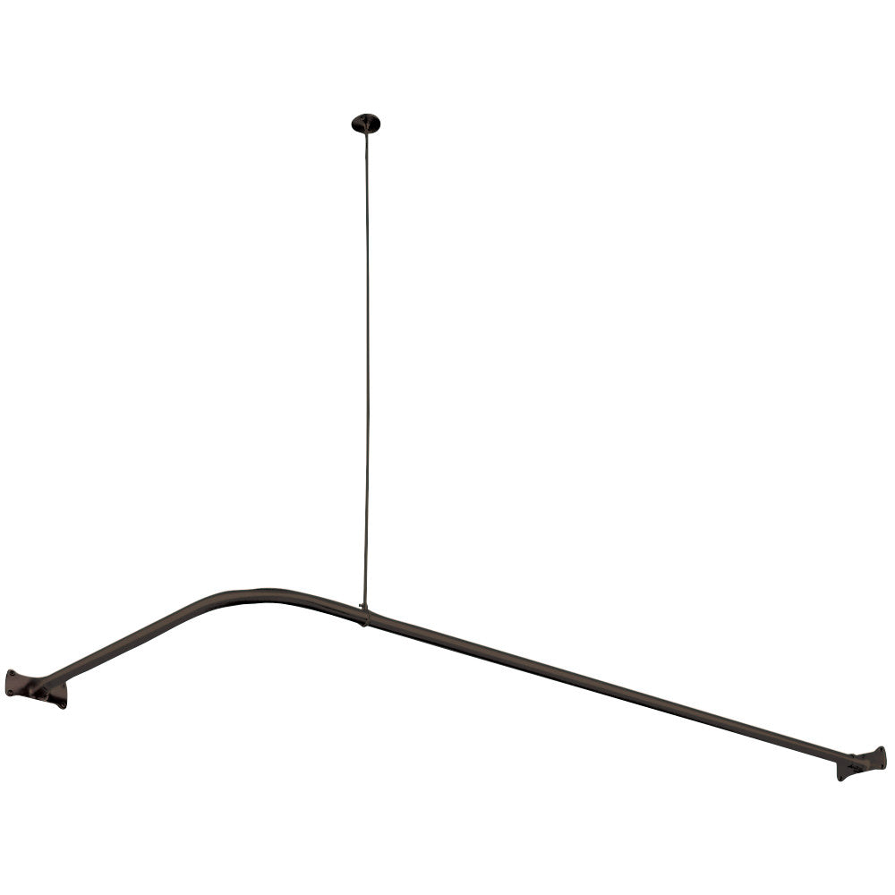 Kingston Brass Corner Shower Rod