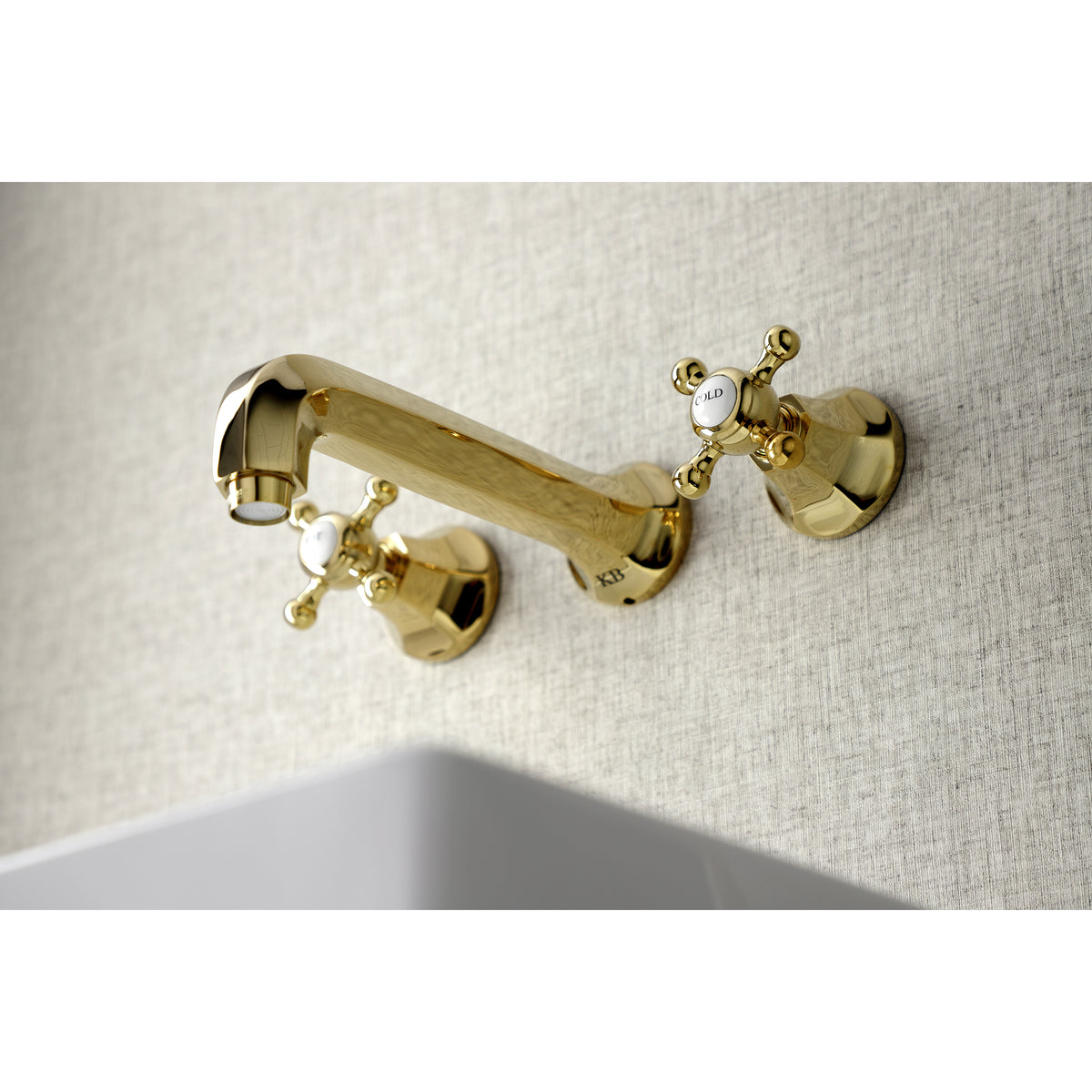 Kingston Brass KS4122BX Wall Mount Bathroom Faucet