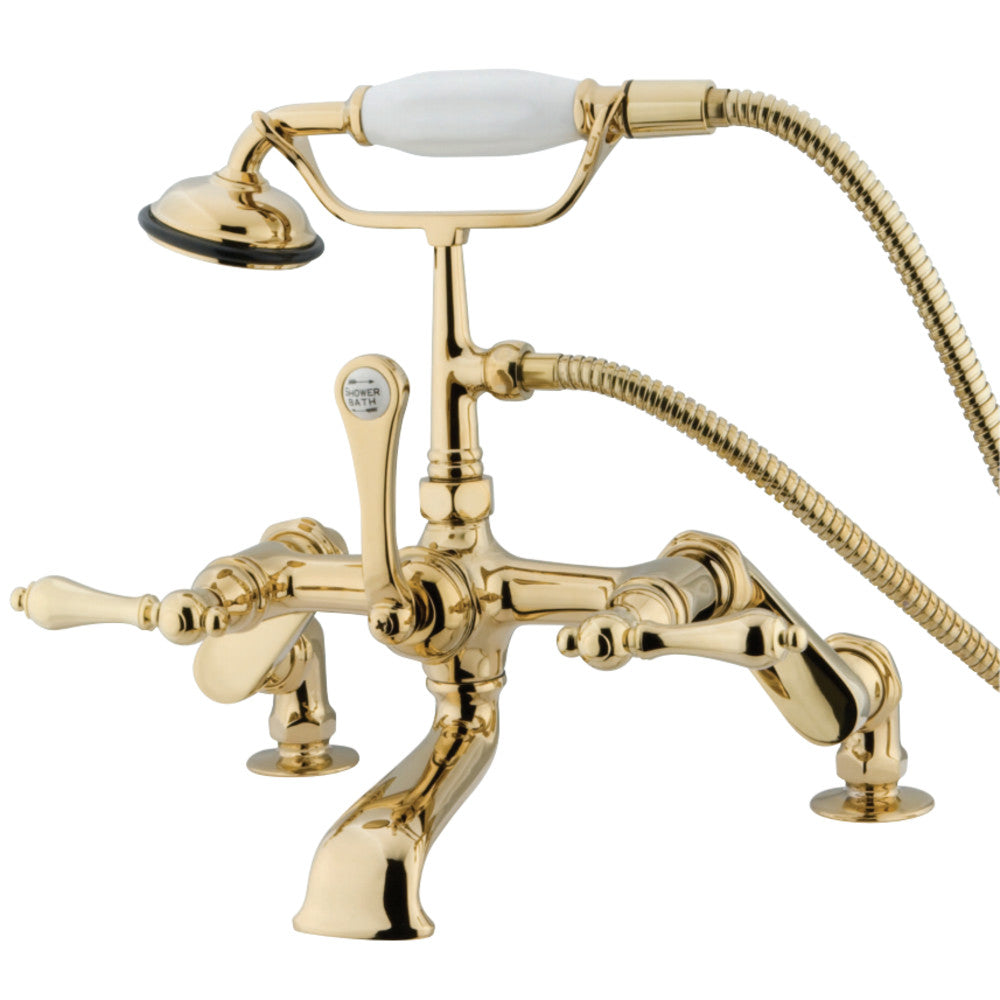 Vintage Adjustable Center Deck Mount Tub Faucet