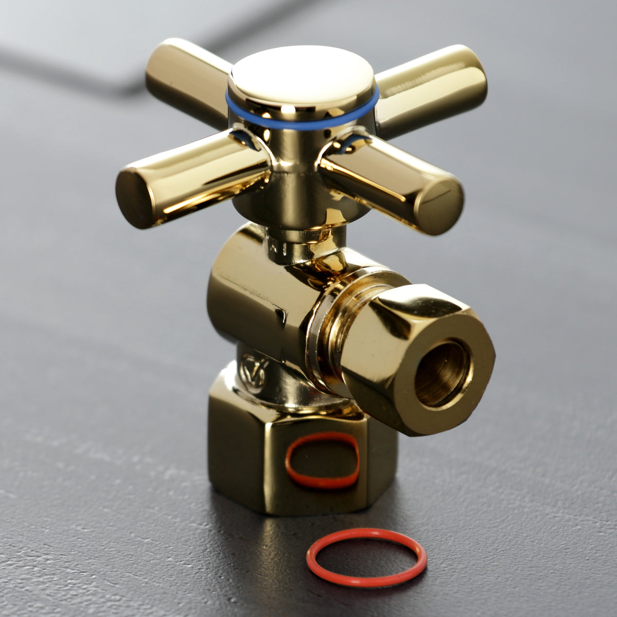 Kingston Brass Concord 1/2&quot; IPS x 3/8&quot; O.D. Quarter Turn Angle Stop Valve