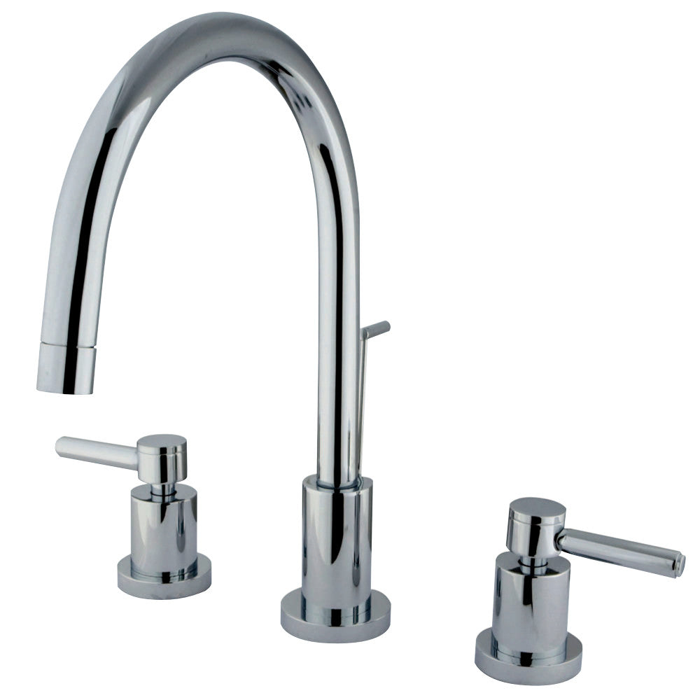 Kingston Brass KS8928DL 8 in. Widespread Bathroom Faucet