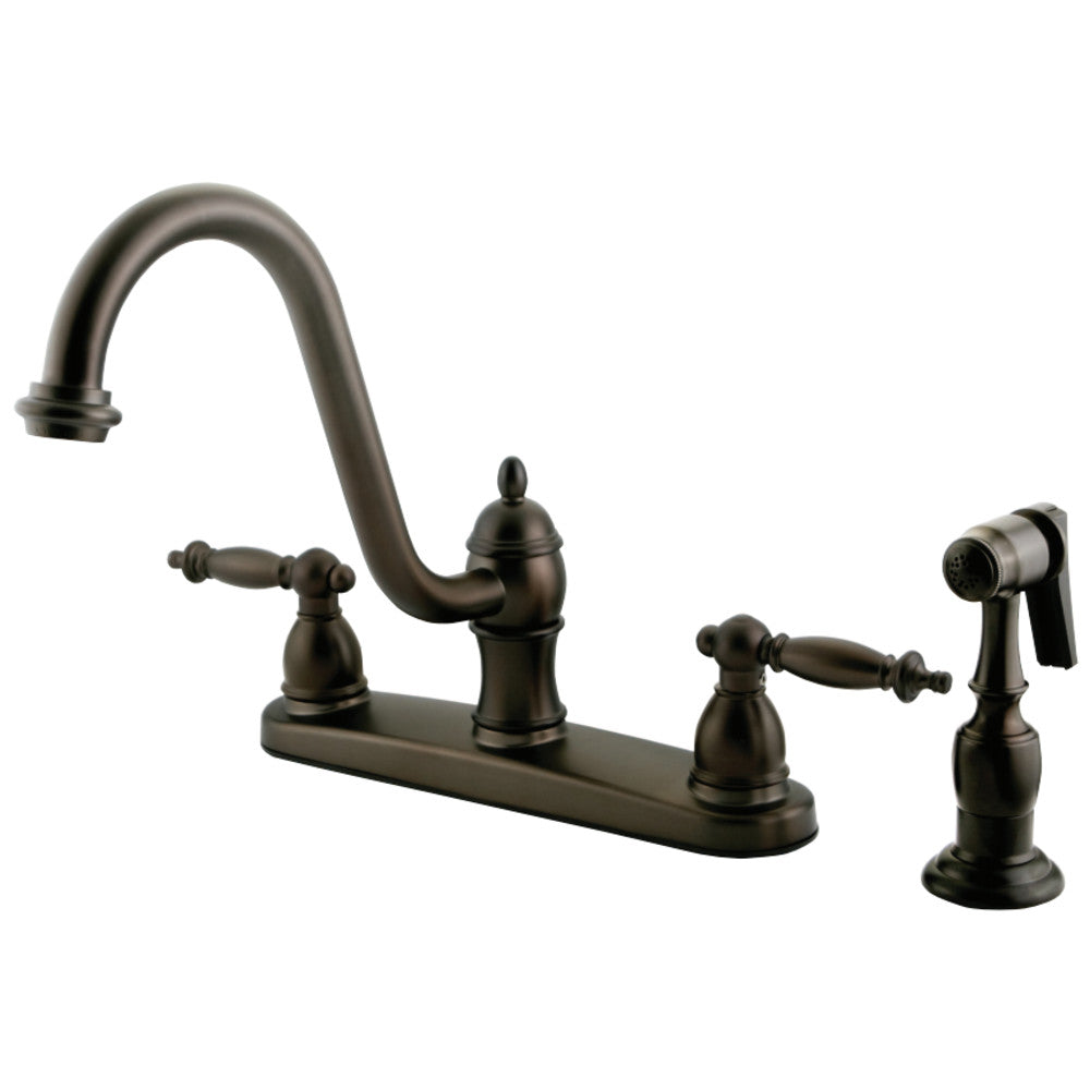 Kingston Brass KB3115TLBS Templeton Centerset Kitchen Faucet