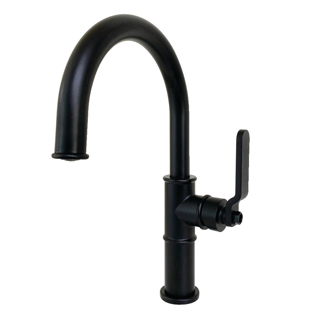 Kingston Brass KS2237KL Eagan Single-Handle Bathroom Faucet with Push Pop-Up