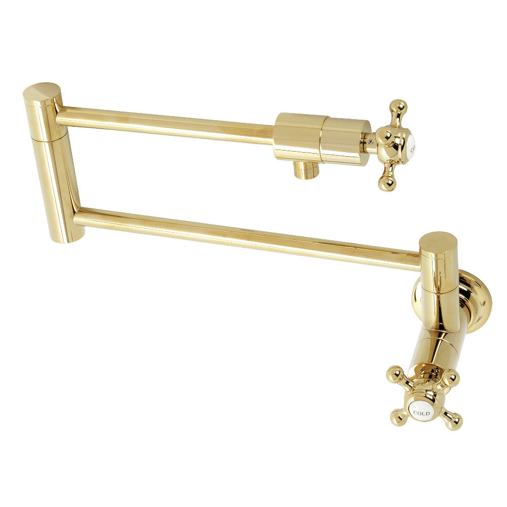 Kingston Brass KS4106BX Metropolitan Wall Mount Pot Filler