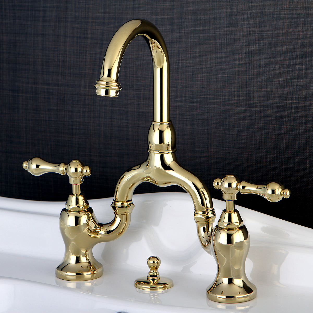 Bronze-　Oil　Country　with　Drain＆#44;　KS7995AL　Faucet　Pop-Up　Brass　Lavatory　English　Kingston　Rubbed