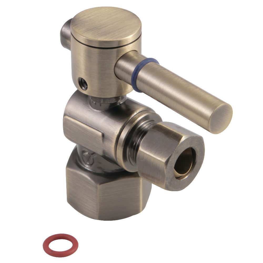 Kingston Brass Quarter Turn Valve (1/2&quot; FIP X 3/8&quot; O.D. Compression)
