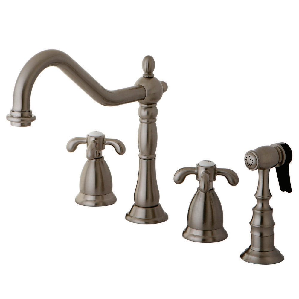 Kingston Brass KS1798TXBS Widespread Kitchen Faucet