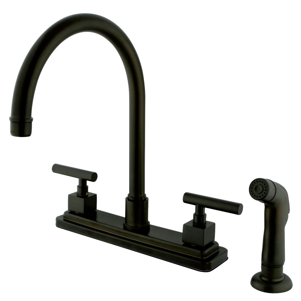 Kingston Brass KS8798CQL Claremont Centerset Kitchen Faucet