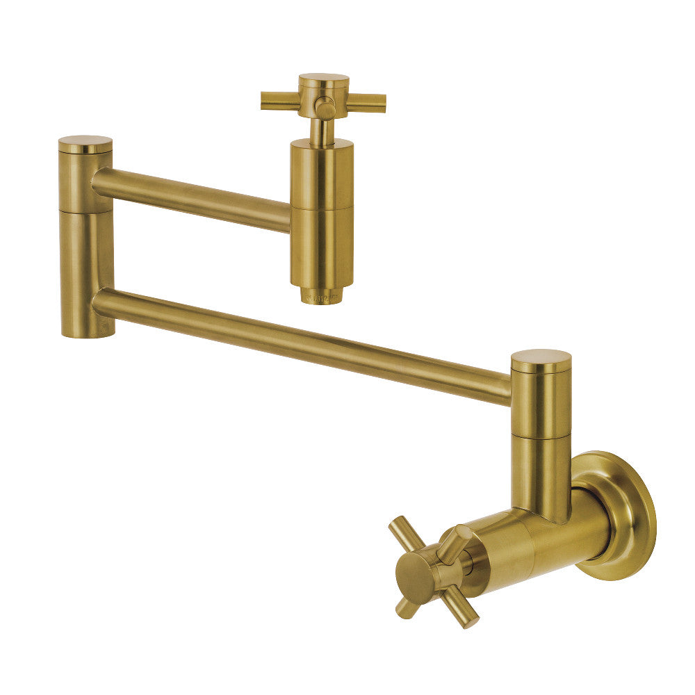 Kingston Brass KS8101DX Concord Wall Mount Pot Filler Kitchen Faucet