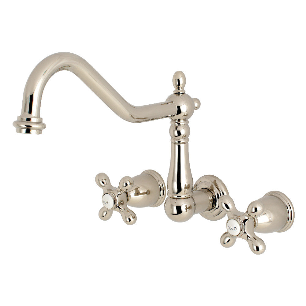 Kingston Brass KS1286AX Heritage Wall Mount Kitchen Faucet