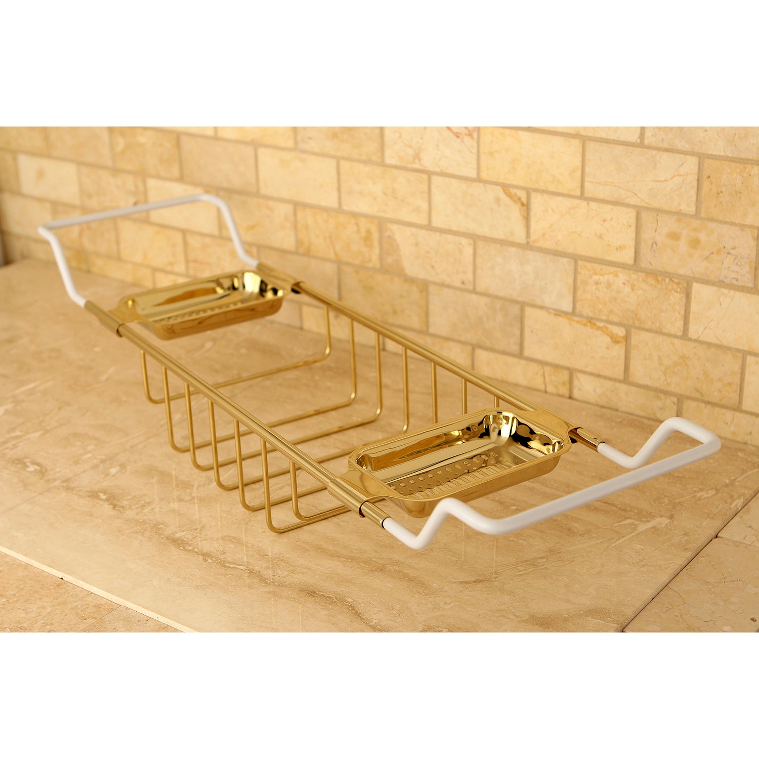 Kingston Brass CC2158 Clawfoot Bath Tub Shelf - Satin Nickel