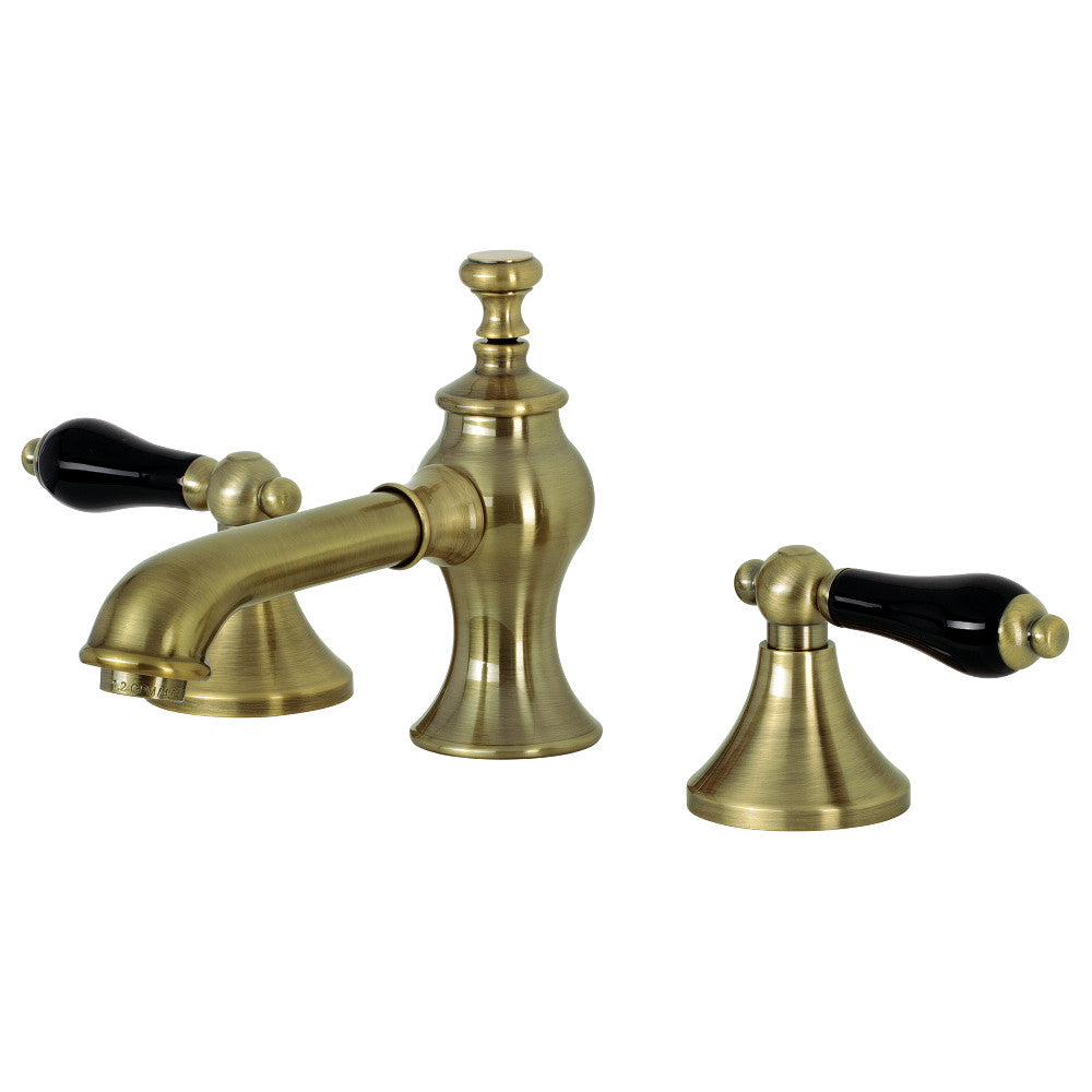 Kingston Brass KC7065PKL Duchess Widespread Bathroom Faucet with Brass Pop-Up