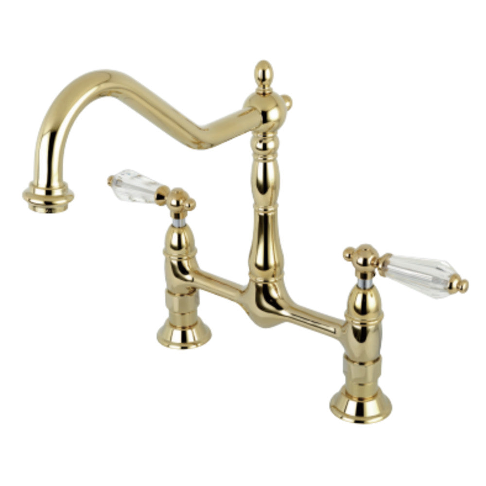 Kingston Brass KS1172WLL Wilshire Bridge Kitchen Faucet