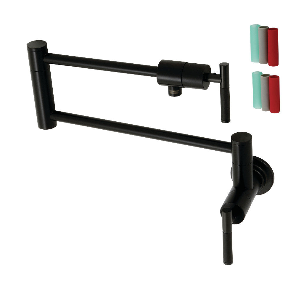 Kingston Brass KS4102CKL Kaiser Wall Mount Pot Filler Faucet