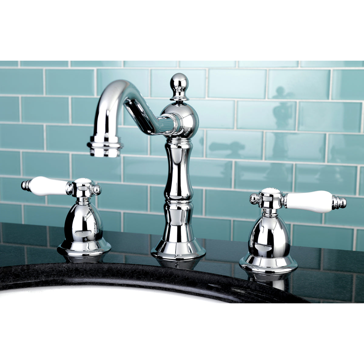 Kingston Brass KS1978BPL 8 in. Widespread Bathroom Faucet