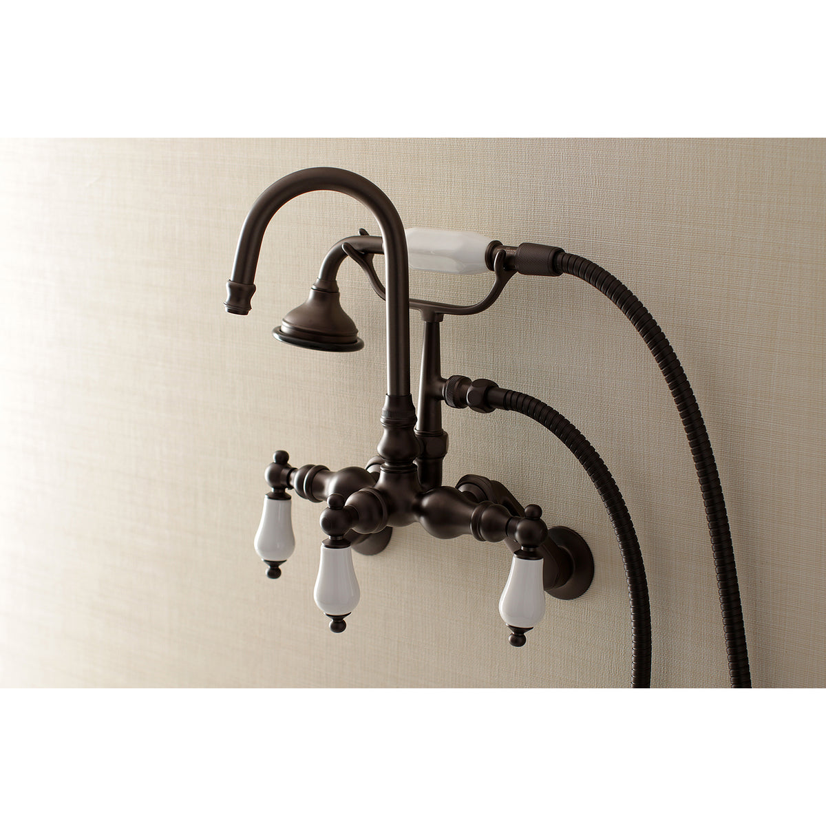 Aqua Vintage Wall Mount Clawfoot Tub Faucets