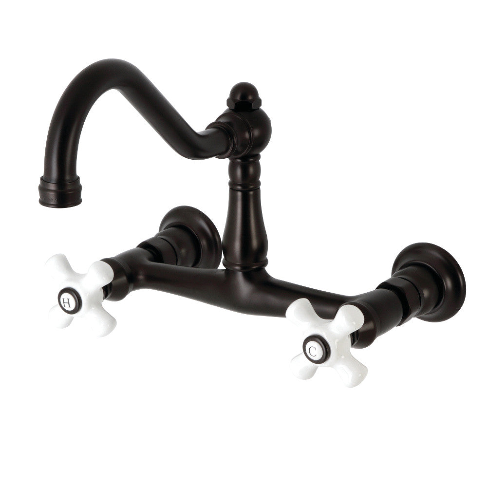 Kingston Brass KS3246PX Vintage Wall Mount Bathroom Faucet
