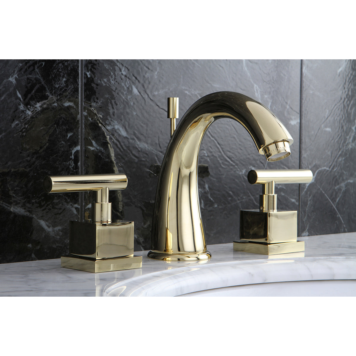 Kingston Brass KS2961CQL 8 in. Widespread Bathroom Faucet