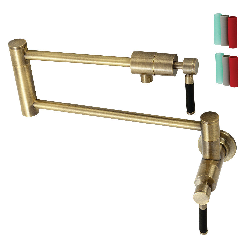 Kingston Brass KS4106DKL Kaiser Wall Mount Pot Filler